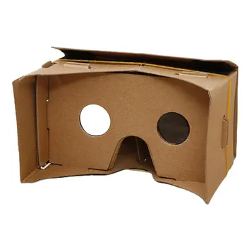 3D Google Virtuālās Realitātes Brilles Viedtālrunis Augstas kvalitātes DIY Magnēts Google Cardboards Brilles Modes Skaidrs Kartona