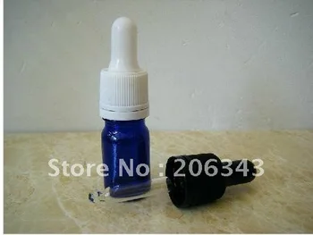 5ml zilā ēteriskās eļļas pudele ar drošs pierādījums pilinātāju klp cosmeticl iepakojums