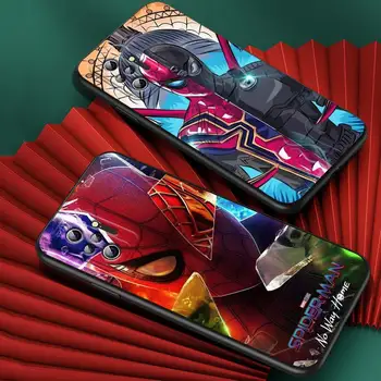 Brīnums Zirnekļcilvēka Supervaronis Phone Gadījumā Xiaomi Redmi, Ņemiet vērā, 12 11E 11S 11 11T 10 10S 9 9T 9S 8 8T Pro Plus 5G Būtiska Melns Segt Attēls 2