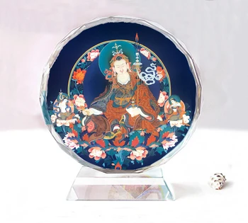 Master lianhuasheng Stils 3，Izsmalcinātu double-sided kristāla Budas rotājumi, Dzimšanas dienas dāvanu suvenīru