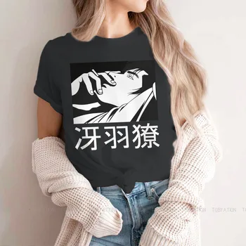 Tinamos Tabakas Izstrādājumus Saeba Kawaii Meitenes Sieviešu T-Krekls City Hunter Anime Blusas Harajuku Gadījuma Īsām Piedurknēm Vintage Lielgabarīta Topi Attēls 2