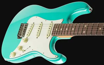 Ķīna ģitāra rūpnīcas pasūtījuma jauns Klasiskās ģitāras S padarot Sc tt Paraksts ģitāra Debesis zilas un baltas ģitāra